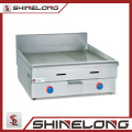 Commercial Kitchenware Stainless Steel Table Top Griddle Griddle with Lava Rock Grill Gas Griddle